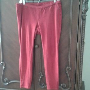 Thick leggings cotton and polyester.